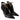 JIMMY CHOO Black Leather Blaize 100 Pat Boots