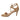 MARIA CHRISTINA Beige Suede Leather Ankle Strap Pumps Shoes