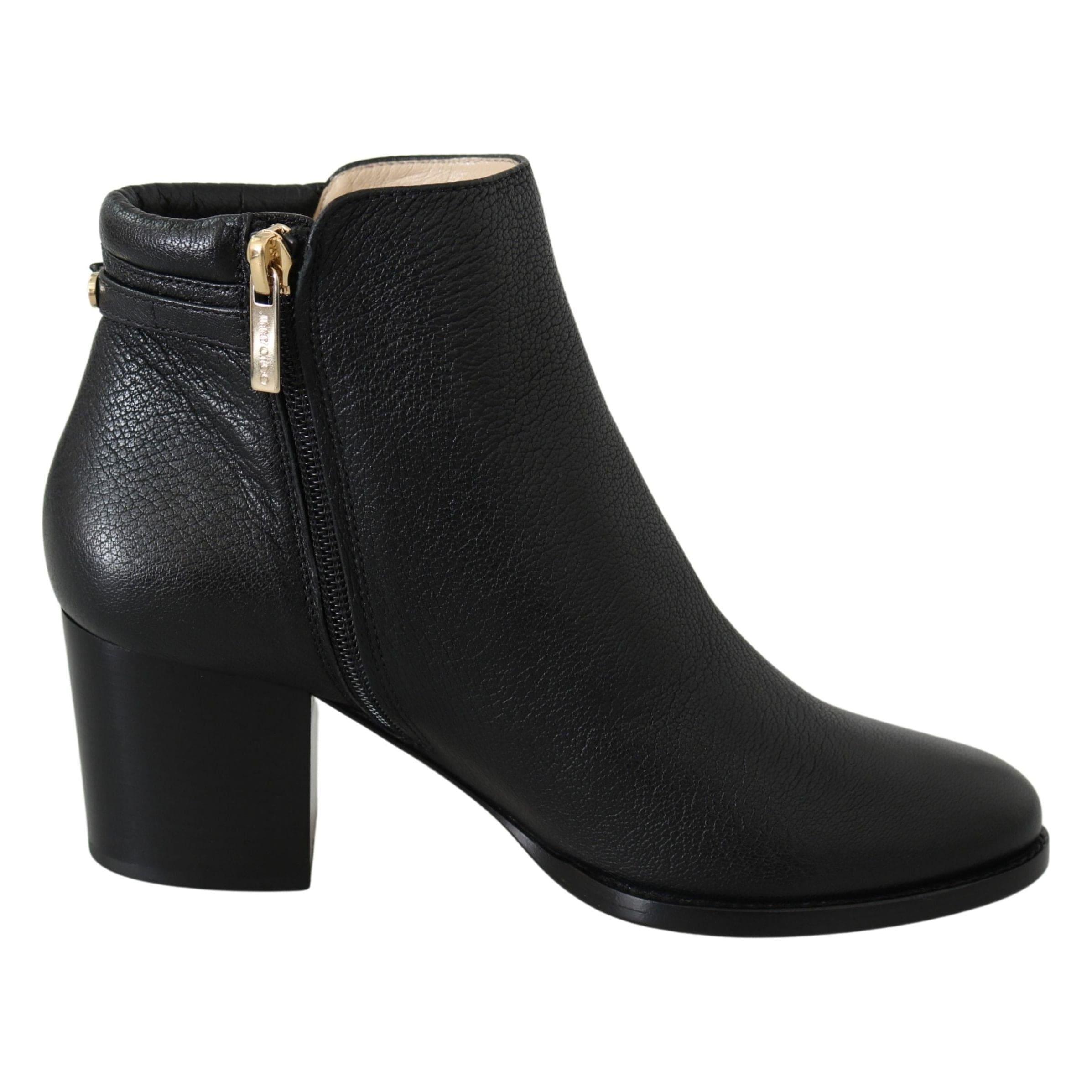 JIMMY Choo Black Leather Method 65 Boots