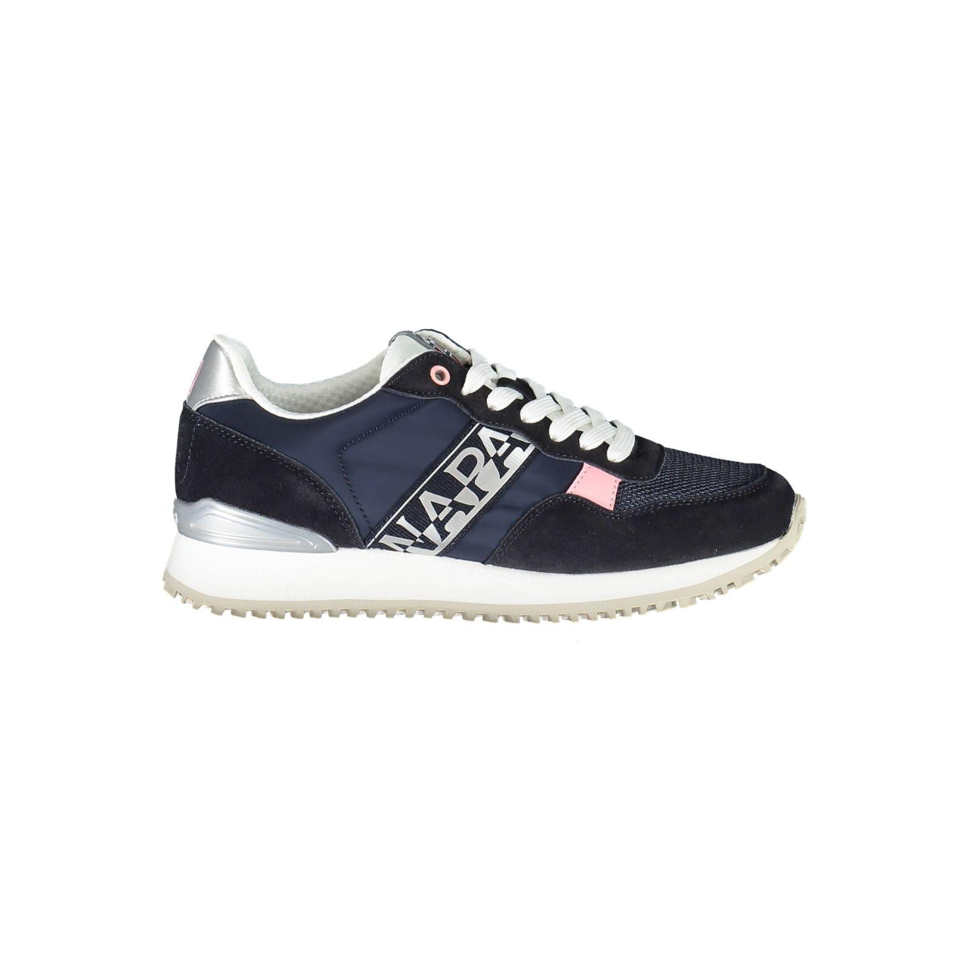 NAPAPIJRI Chic Blue Sneakers with Contrasting Details