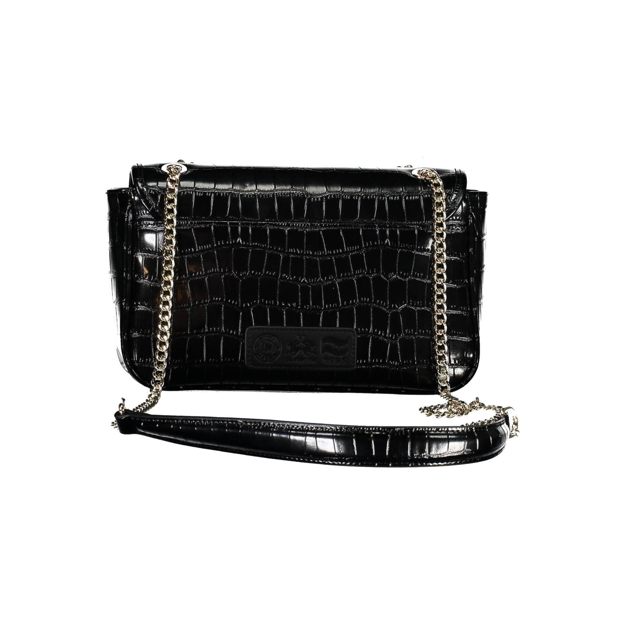 LA MARTINA Black Chain Shoulder Bag