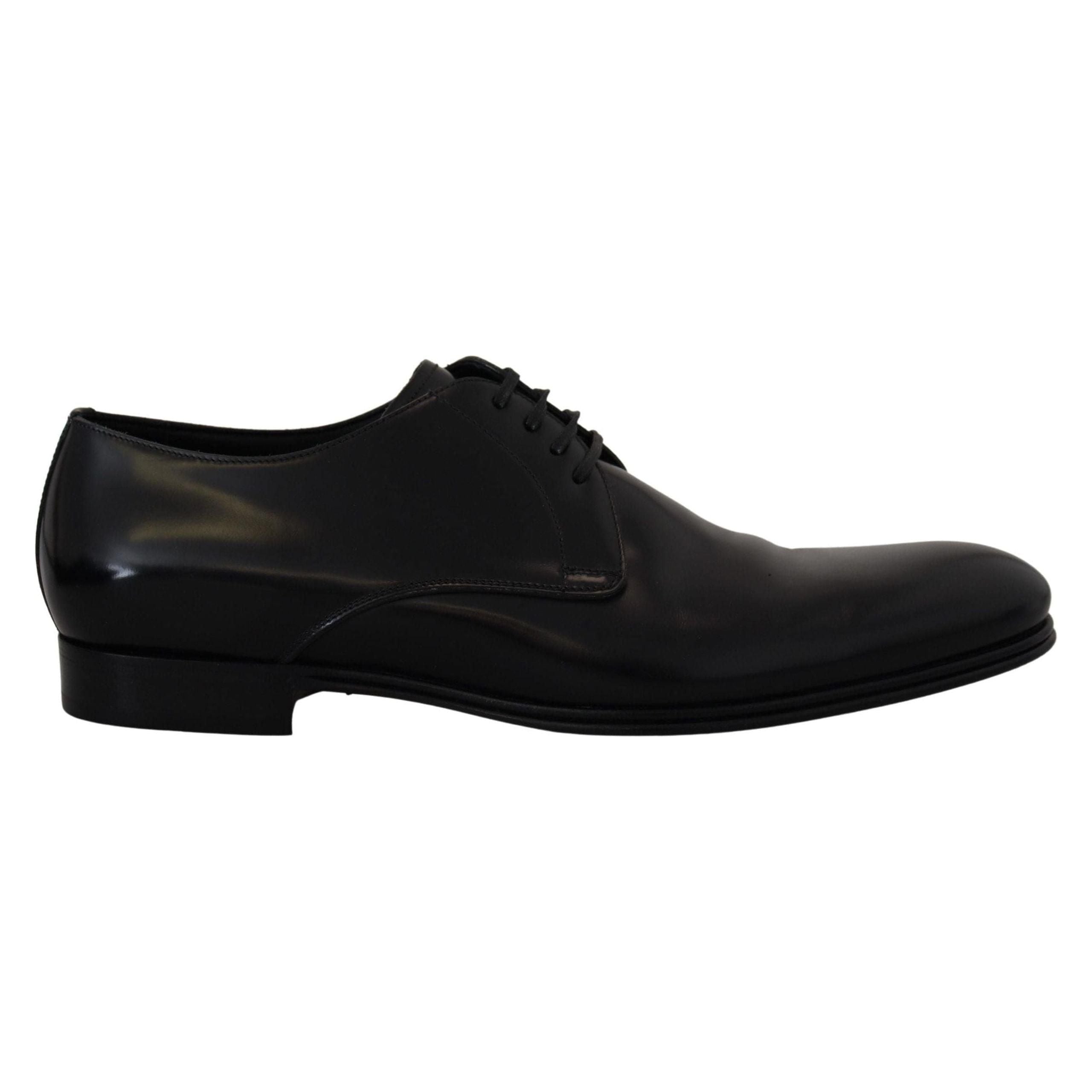 DOLCE & Gabbana Black Leather Formal Dress Shoes