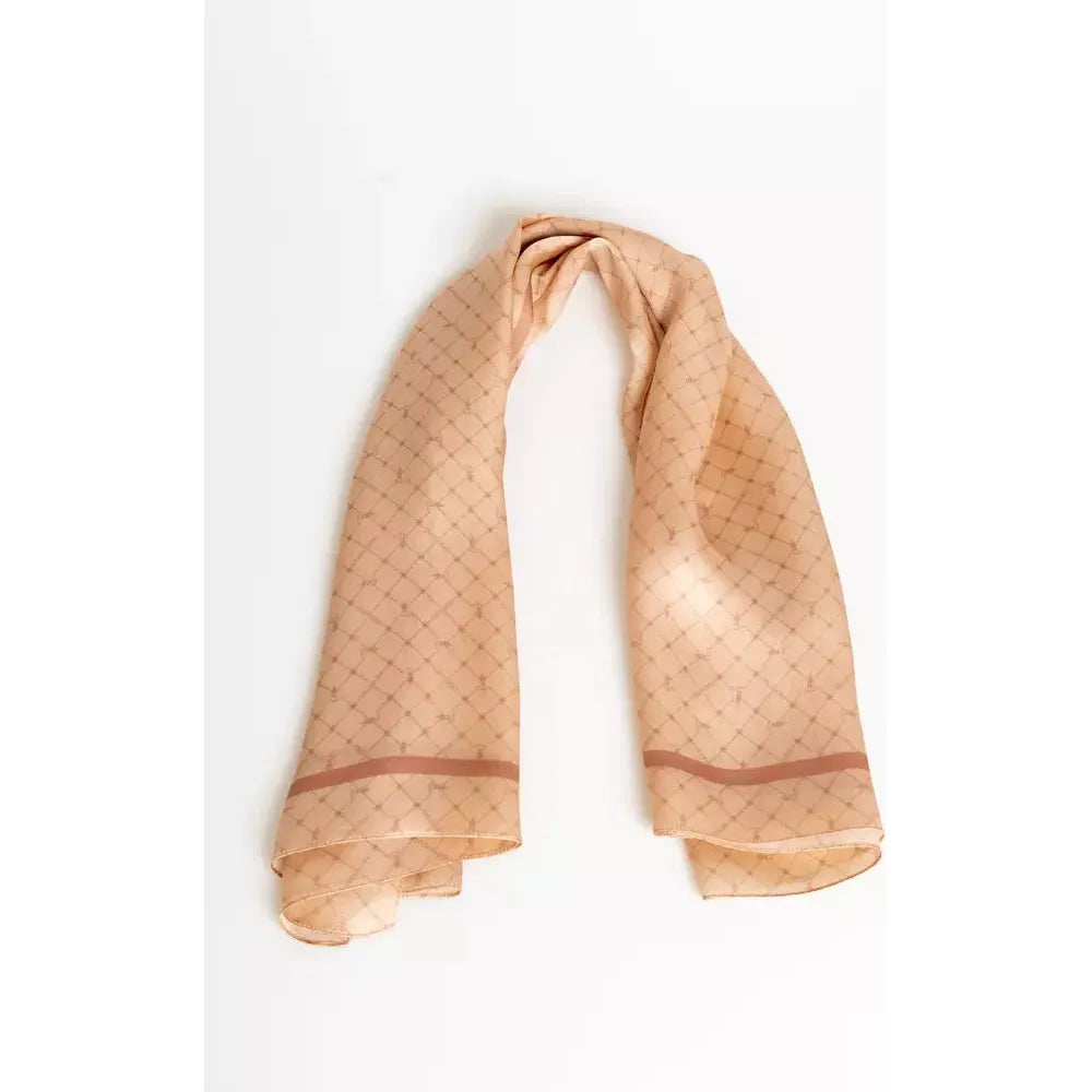 TRUSSARDI Pink Silk Scarf