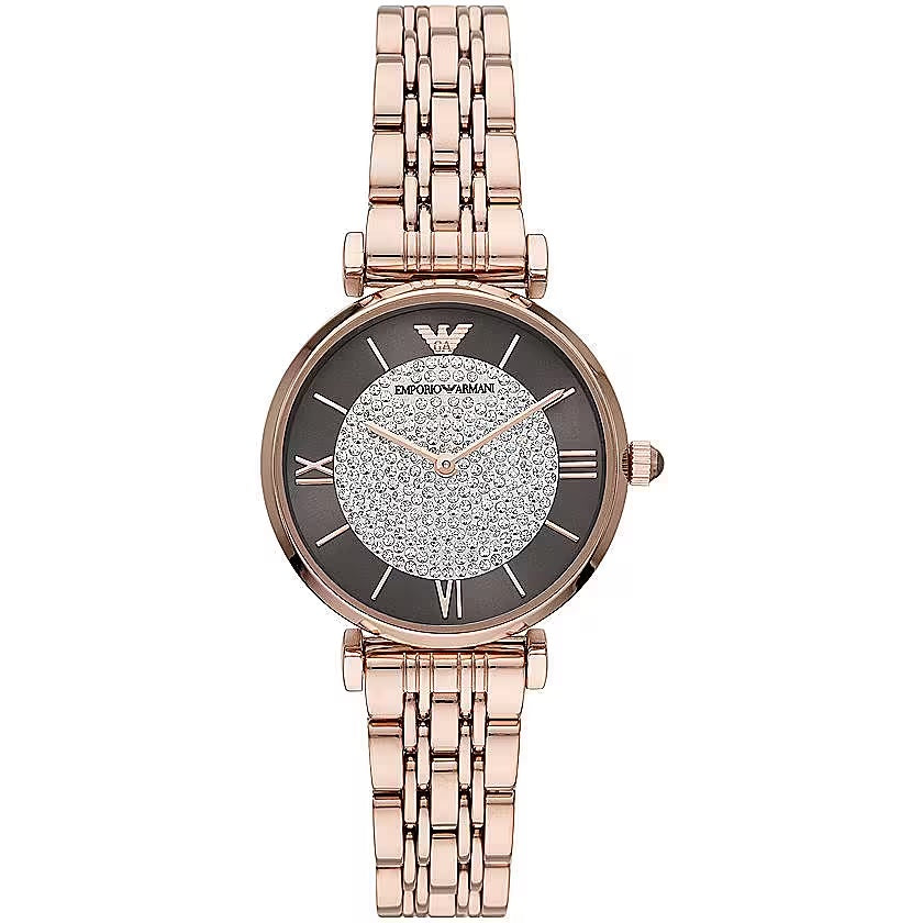 EMPORIO ARMANI Bronze Steel Quartz Watch