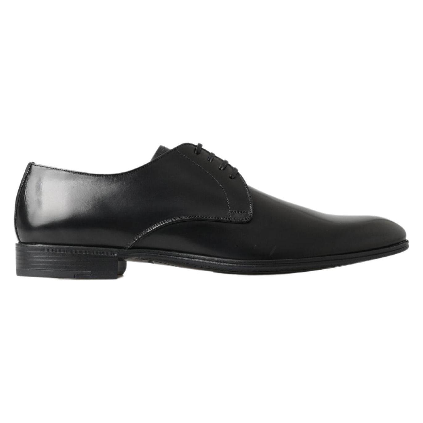 DOLCE & Gabbana Black Derby Formal Dress Shoes