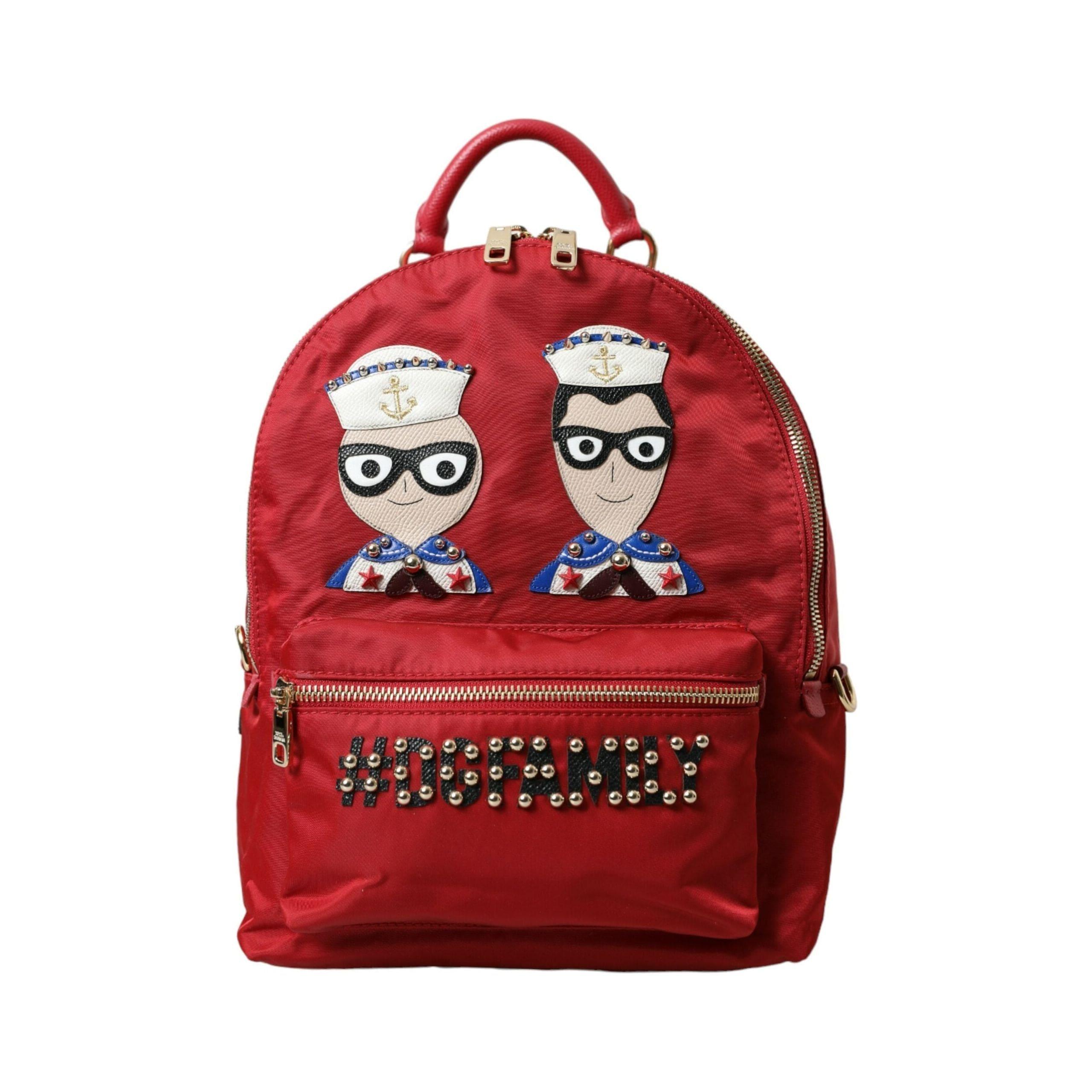 DOLCE & Gabbana Red #DGFAMILY Backpack