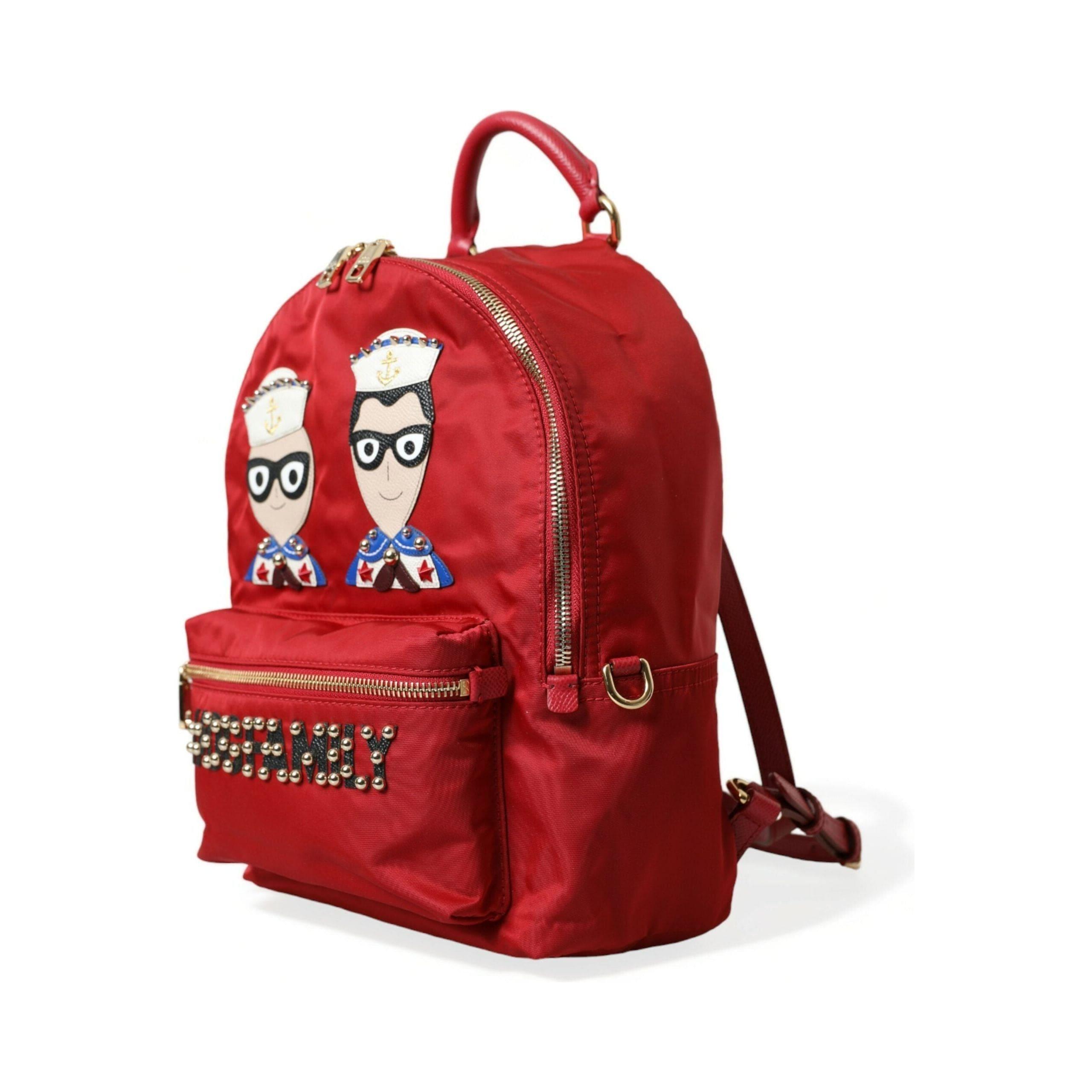 DOLCE & Gabbana Red #DGFAMILY Backpack