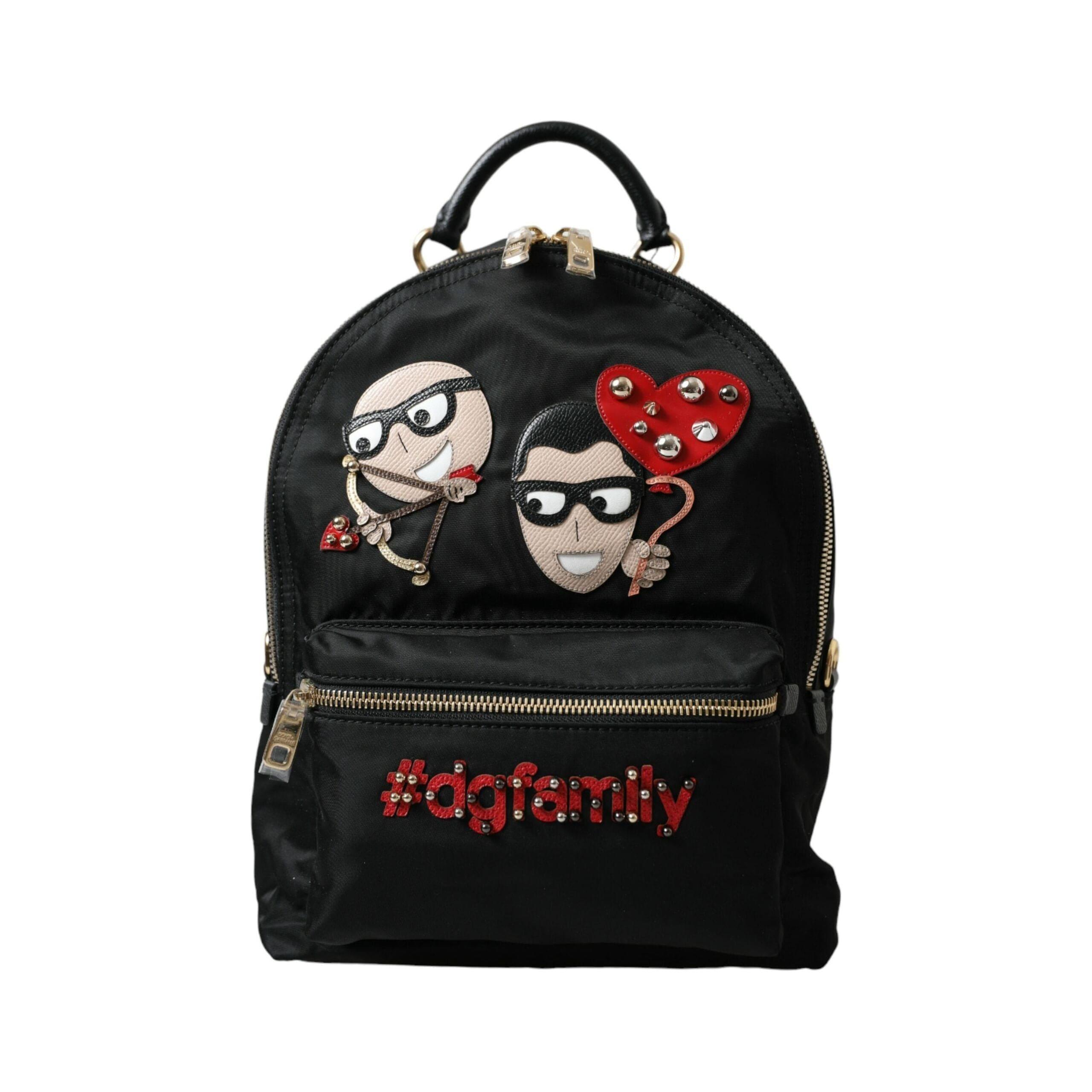 DOLCE & Gabbana Black #DGFAMILY Backpack