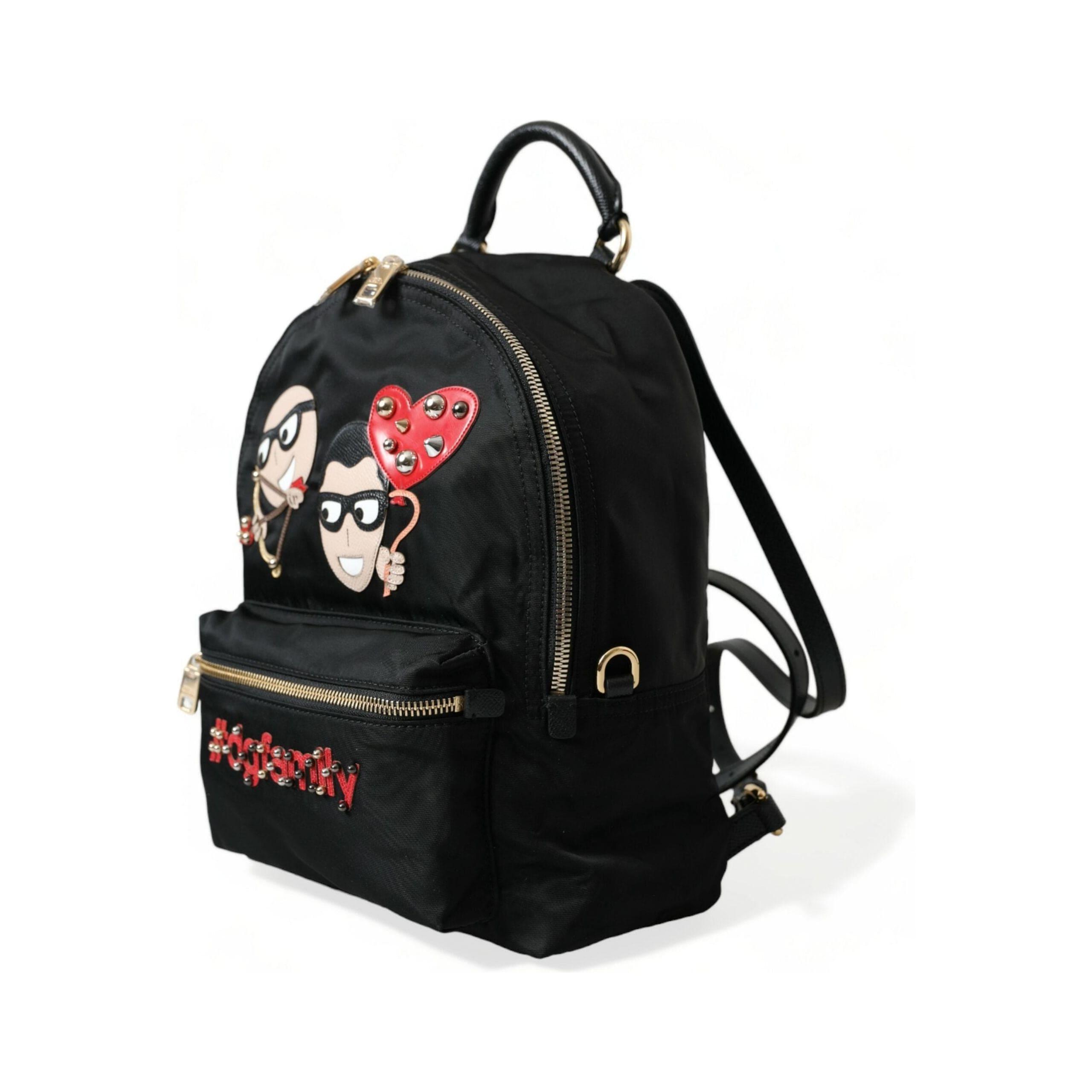 DOLCE & Gabbana Black #DGFAMILY Backpack