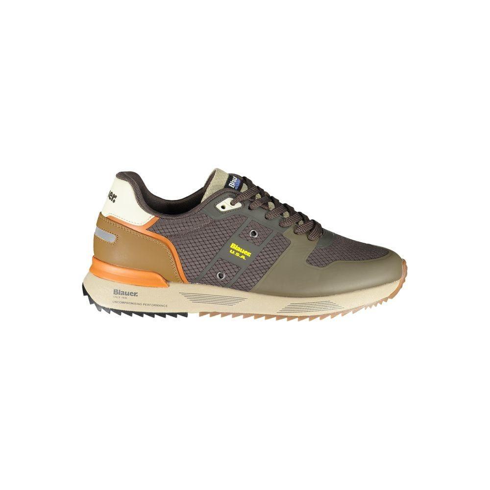 BLAUER Brown Orange Sneakers