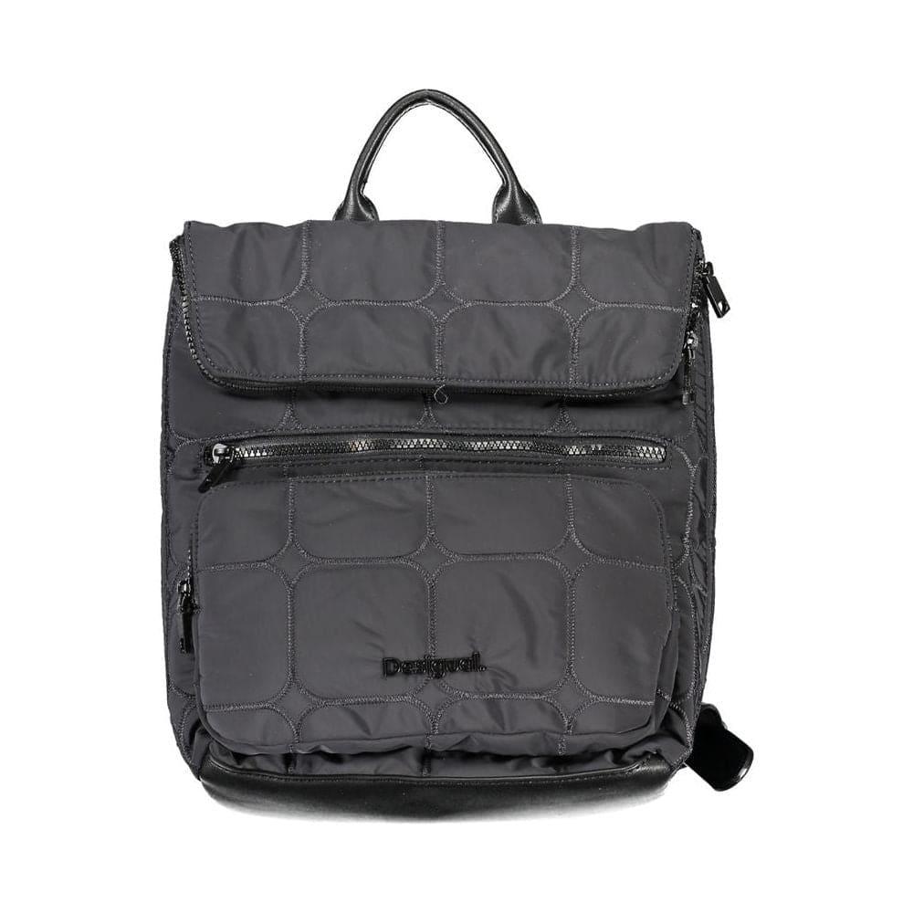 DESIGUAL Chic Urban Matte Black Backpack