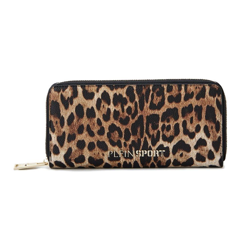 PLEIN Sport Sleek Designer Zipper Wallet