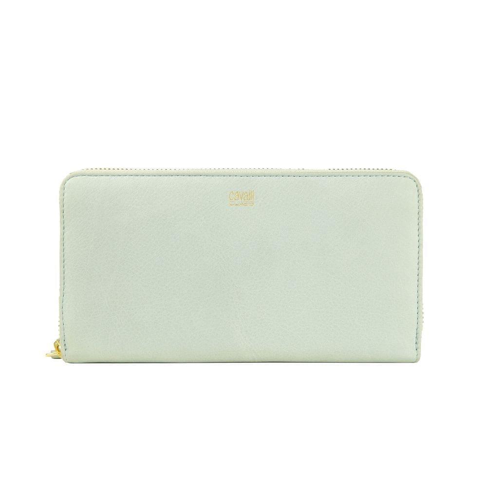 CAVALLI Class Elegant Grey Leather Purse