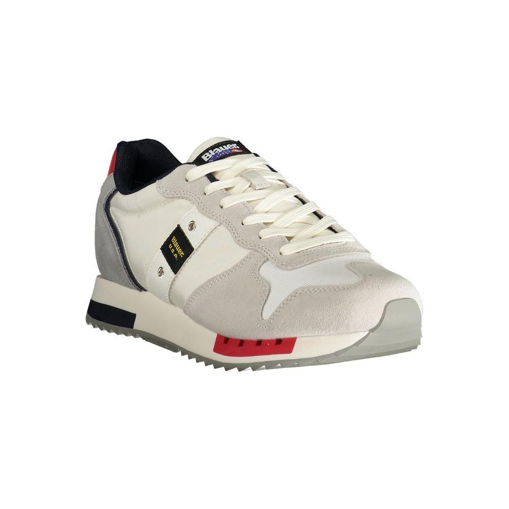 BLAUER White Multicolour Sneaker