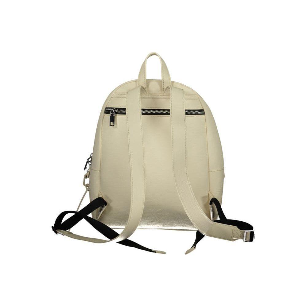 DESIGUAL Chic White/Beige Backpack