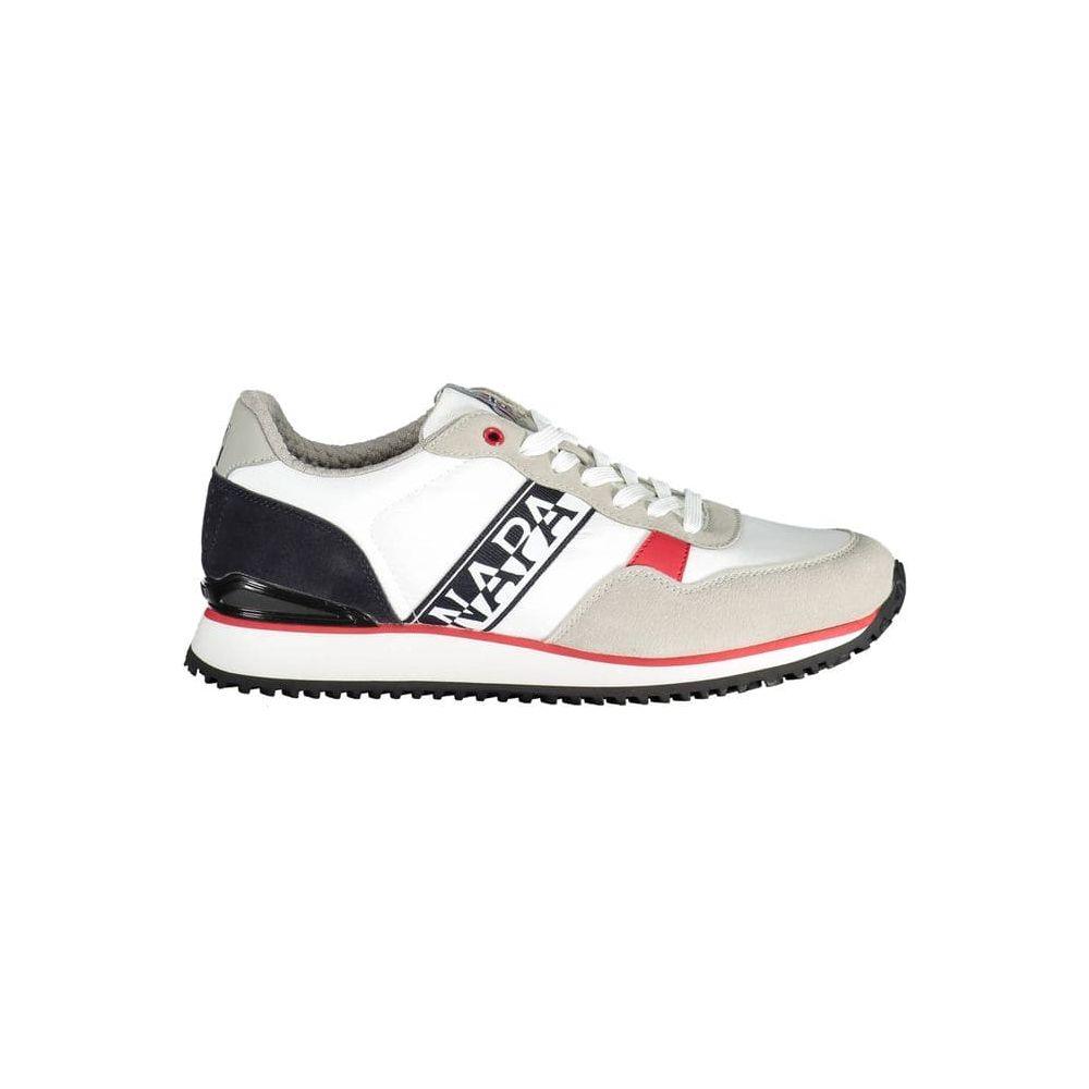 NAPAPIJRI Chic Navy Blue White & Red Sneakers