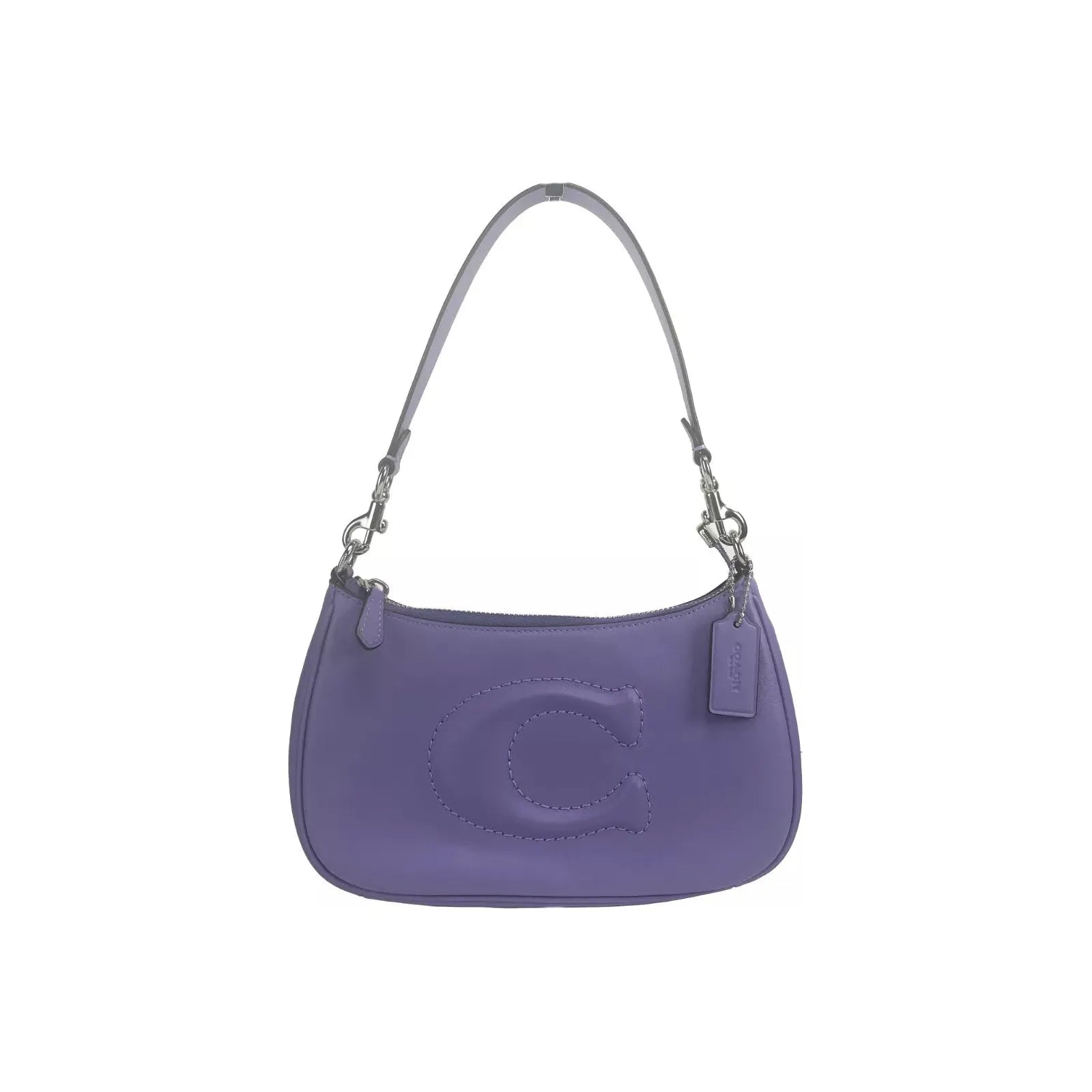 COACH Teri Smooth Leather Crossbody Bag Purse Purple - OBY BAGS